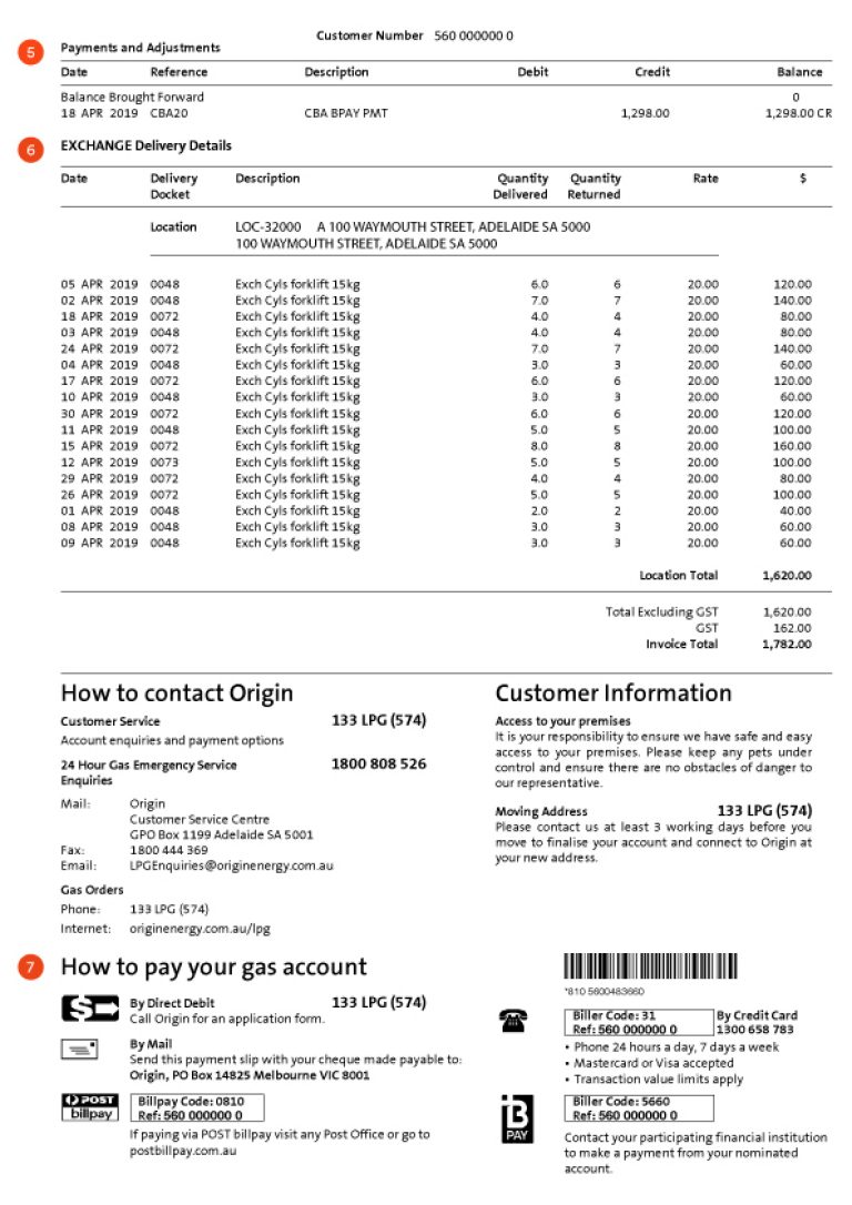 Page 2 of Origin bill