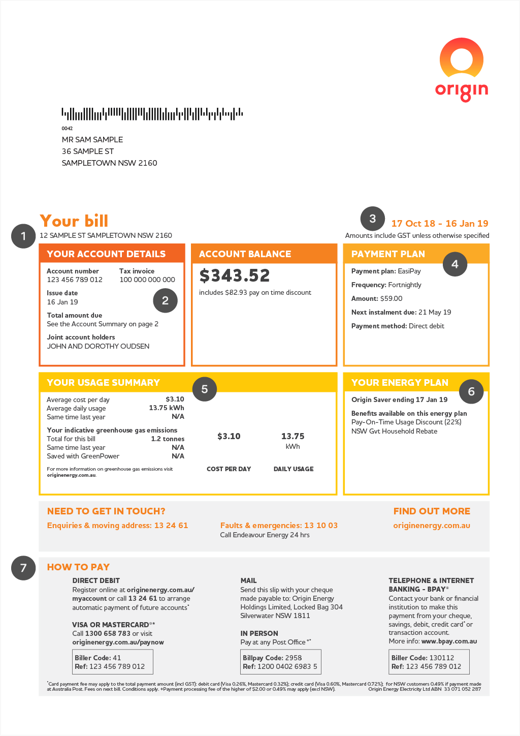 Page 1 of NSW bill